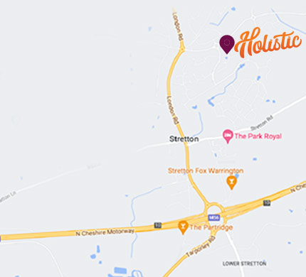 Located off London road, local to the Stretton Fox and The Park Royal Hotel